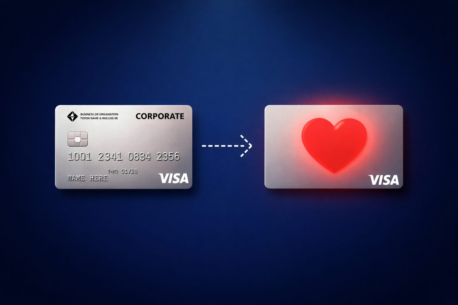 Turn your corporate card into a "giving " card